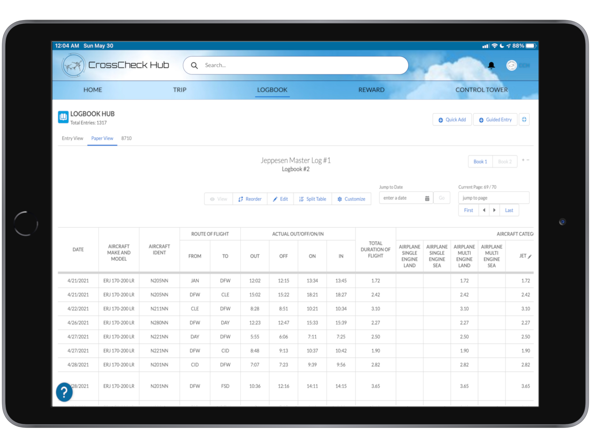 Welcome to Crosscheck Hub - Logbook Hub